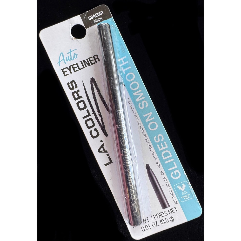 LA COLORS Auto Eyeliner Black CBAE661 Retractable Eye Liner Pencil Makeup Artist